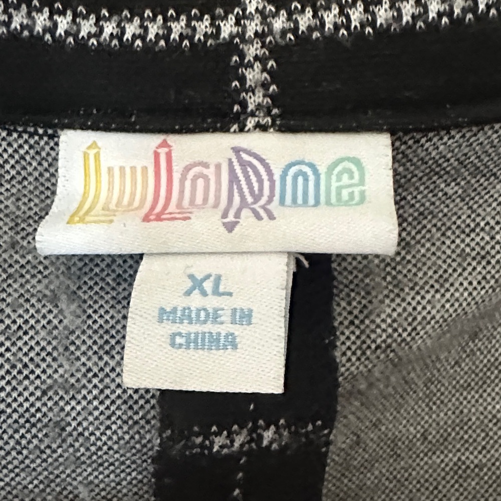 Black Windowpane Open-Front Jacket - image 2